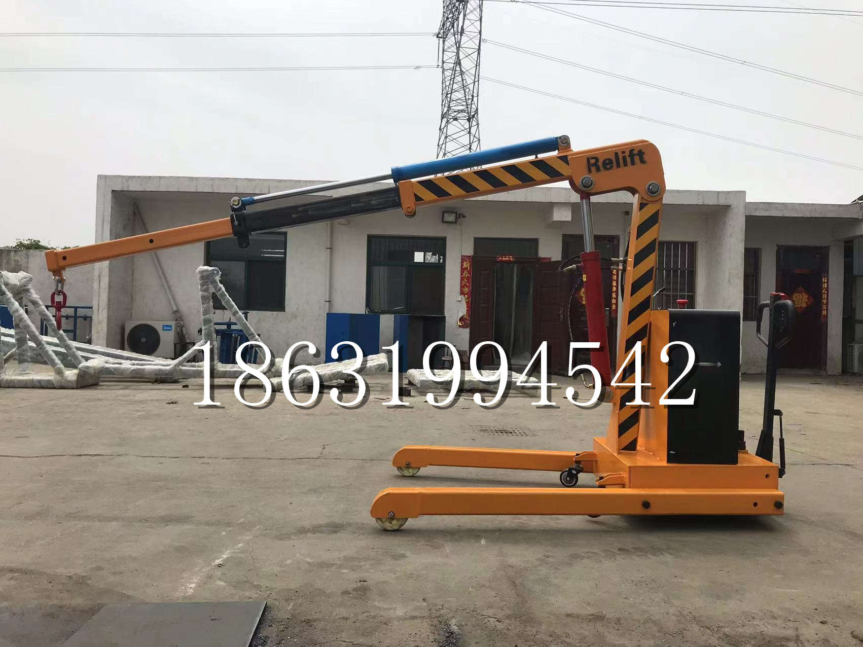 元长乡久征定做3吨三轮随车吊 农用园林绿化移树吊 平板工程用小吊机